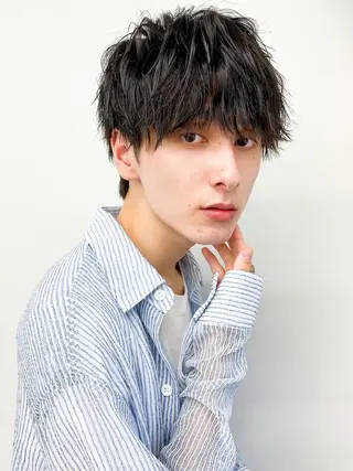 ショート メンズ 相馬 一真のヘアスタイル