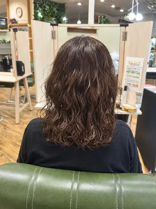 ミディアム パーマ 🔹Kplus🔹 遠山のヘアスタイル