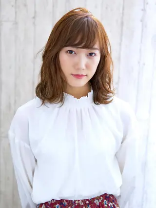 ミディアム カラー パーマ ヘアアレンジ メンズ キッズ ネイル マツエク・マツパ 永野 良一のヘアスタイル
