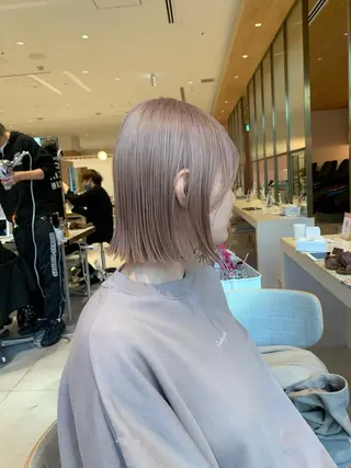 ショート カラー レイヤー専門家 ダブルカラー修のヘアスタイル