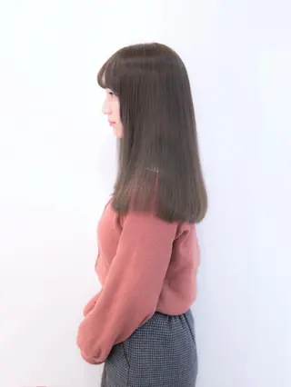 セミロング 永野 良一のヘアスタイル
