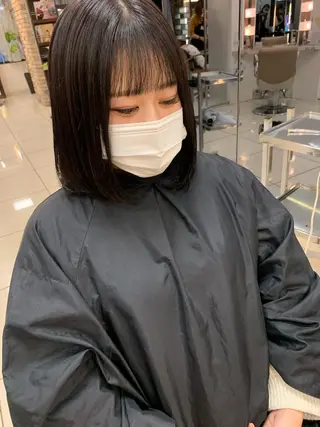 セミロング カラー 羽エクステ🪽 🤍まき🤍のヘアスタイル
