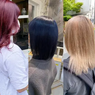 セミロング Sabby氏川洸希 パーマのヘアスタイル