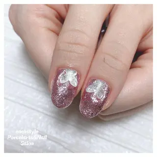 ミディアム ネイル 🐾enen style 🐾のネイルデザイン