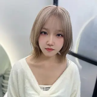 ミディアム カラー Ren. 🦋デザインカラーのヘアスタイル