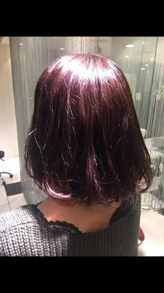 カラー ショート 山田 憲/髪質改善のヘアスタイル