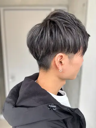 ショート カラー マネージャーST筒木 貴海（ツッキー）のヘアスタイル