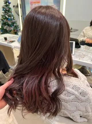 セミロング カラー 縮毛矯正/ショート 長岡/姉崎宏実🌿のヘアスタイル