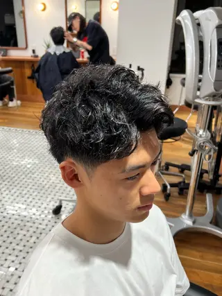 ショート メンズ メンズカット✂️ スキンフェード伊藤陸のヘアスタイル