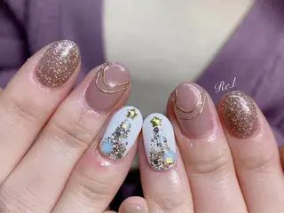 ネイル モチの良さ◉ フィルインネイル♡のネイルデザイン