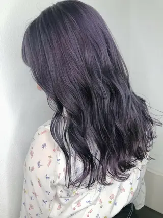 セミロング ヘアアレンジ カラー GiseL 博多 ジゼル　博多のヘアスタイル