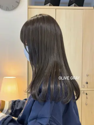 ミディアム カラー ヘアアレンジ 🫧柔色/トレンド カラー/川辺晴加のヘアスタイル