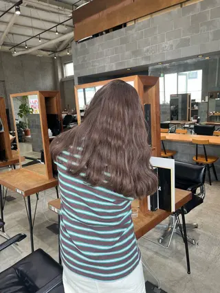 セミロング カラー ヒラノホナミ 🫧透ける艶髪🫧のヘアスタイル