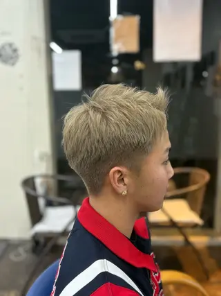 カラー メンズ 生駒のパーマ達人 FEELけんけんのヘアスタイル