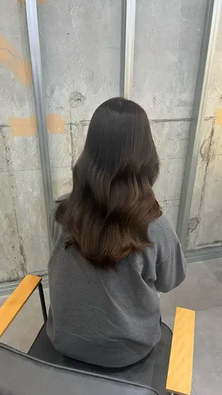 ロング 冨田 悠稀/ 髪質改善縮毛&カラーのヘアスタイル
