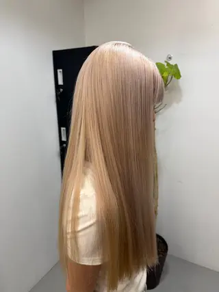 ロング カラー ゆうと/ブリーチモデ ル/ストレートモデルのヘアスタイル