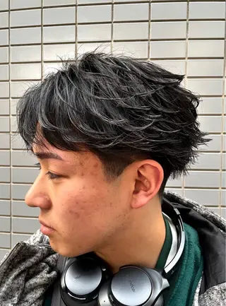 ショート 梅田💥メンズパーマ 特化💥ふみのヘアスタイル