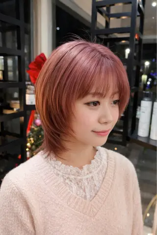 ミディアム カラー 美髪透明感🫧三澤 廉 M.SLASHのヘアスタイル