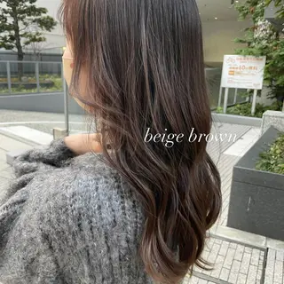 ロング カラー 似合わせカット/ 青竹真璃亜のヘアスタイル