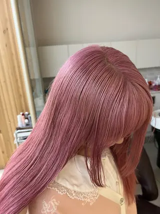 ミディアム カラー レイヤー専門家 ダブルカラー修のヘアスタイル