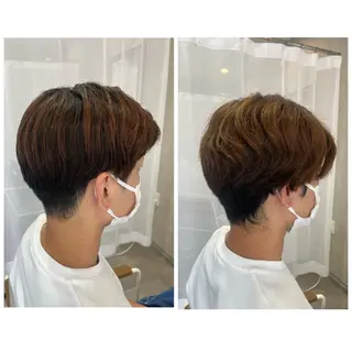メンズ 森 愛友のヘアスタイル
