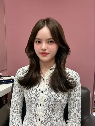 ミディアム 透明感カラー♡ 原宿美容室¦Rinaのヘアスタイル