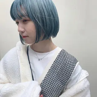 ショート フェザー/ニュアンス パーマ/ryutoのヘアスタイル