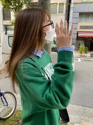 ロング 韓国好き🇰🇷 美容師MIKUのヘアスタイル