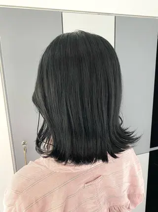 ミディアム カラー 健太郎 髪質改善/透明感のヘアスタイル