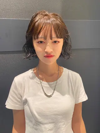 ショート カラー パーマ mai / linoah˚✧のヘアスタイル