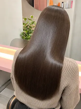 ロング パーマ 🦋韓国風レイヤー/ 艶髪矯正🦋凛太郎のヘアスタイル