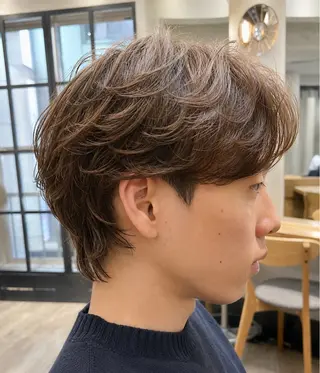ショート パーマ メンズ TAKE新宿 メンズパーマ特化のヘアスタイル