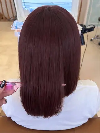 ショート カラー 艶感暖色カラー🥀/ レイヤー / れいかのヘアスタイル
