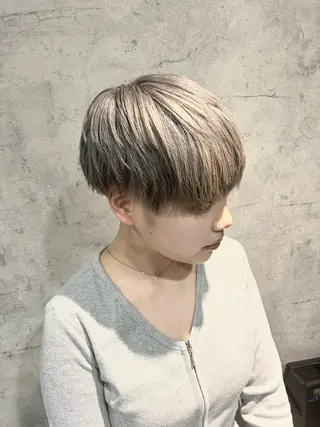ショート カラー パーソナルカラー 診断🍀マリンのヘアスタイル