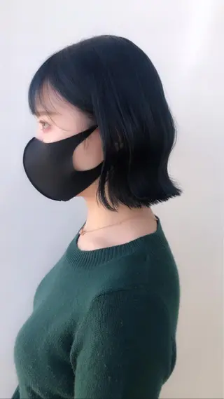 ミディアム 韓国🇰🇷レイヤー 映える顔周り🩷のヘアスタイル