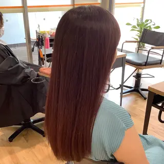 ロング カラー 髪質改善縮毛矯正 美容師✂️山崎竜二のヘアスタイル