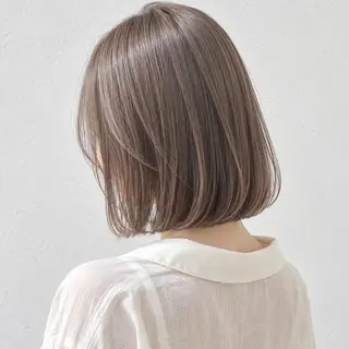 ミディアム カラー otoha 高槻/ カラー縮毛モデル募集のヘアスタイル