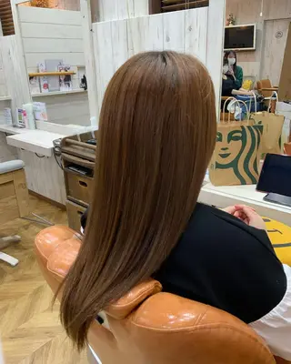 ショート カラー パーマ ヘアアレンジ メンズ キッズ ネイル マツエク・マツパ Saffyハリウッド トリートメント◎のヘアスタイル