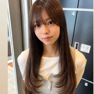 ロング りん🌷︎透明感カラ ー/ヘアアレンジのヘアスタイル