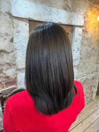 ミディアム 髪質改善/透明感 カラー高山奈夕のヘアスタイル