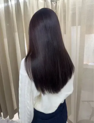 ロング SLASHスラッシュ 小川花鈴のヘアスタイル