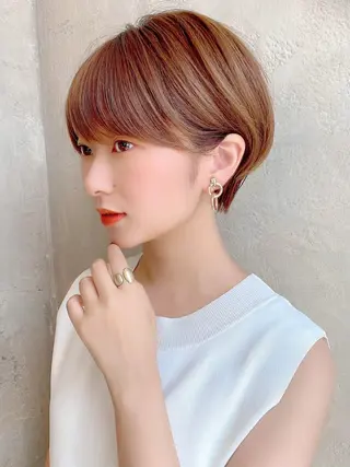 ショート 新宿　ショート・ボブ カットモデル募集のヘアスタイル