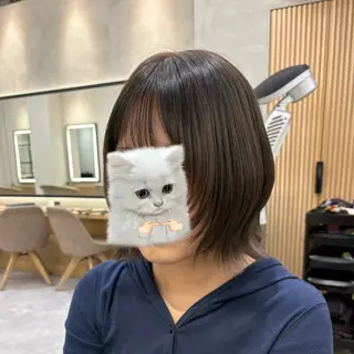 ショート YUI  艶カラー 🍓レイヤー　浦和のヘアスタイル
