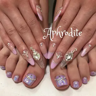 ネイル Aphrodite パラジェル認定サロンのネイルデザイン