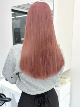 セミロング カラー 盛れる顔周り🤍渋谷 Risa🎀のヘアスタイル