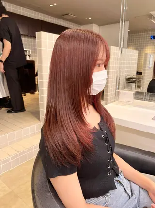 ロング カラー パーマ ヘアアレンジ メンズ 上品＆韓国風 🥀海心🥀のヘアスタイル
