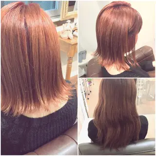 ショート カラー ヘアアレンジ 柔らか垢抜けｶﾗｰと ｶｯﾄ🫧ASUKAのヘアスタイル