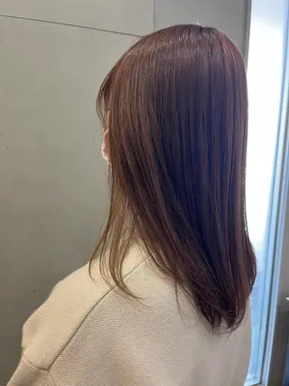 ミディアム おせ ちさとのヘアスタイル
