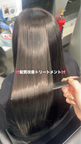 ロング 髪質改善/艶髪 カラー🪞YURIAのヘアスタイル