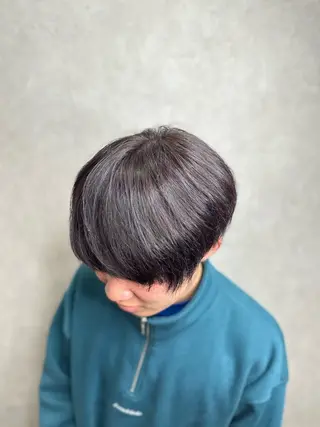カラー メンズ 花野 郁登のヘアスタイル